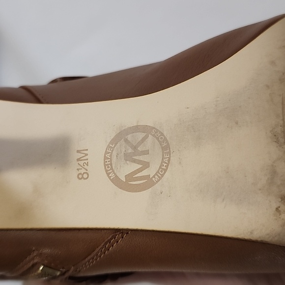 Michael Kors Leather Lori Bootie mid-calf boots / 8.5M - Picture 9 of 9
